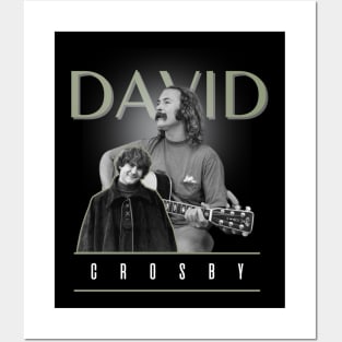David crosby +++ 70s retro style Posters and Art